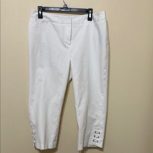 Rafaella White‎ Cropped Pants